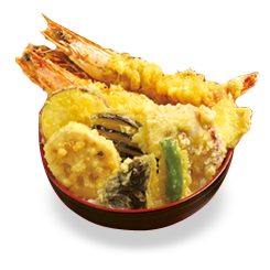 ジャンボ海老天丼